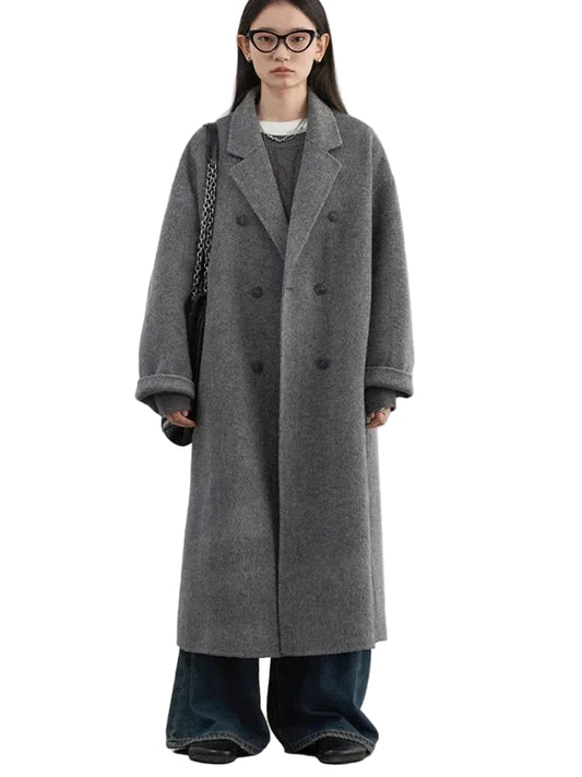 Lunara Winter™ Oversized Double-Breasted Wool Coat