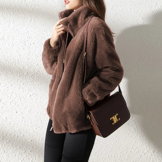 Lunara Winter™ Plush Thick Warm Zipper Coat