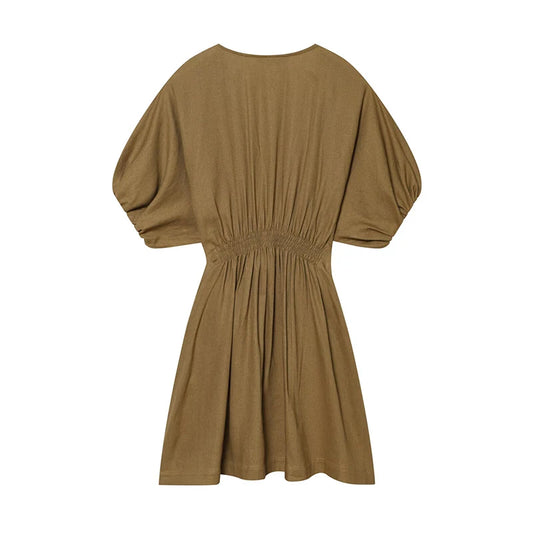 Amoura Dresses™ Slim V-Neck Elegant Dress
