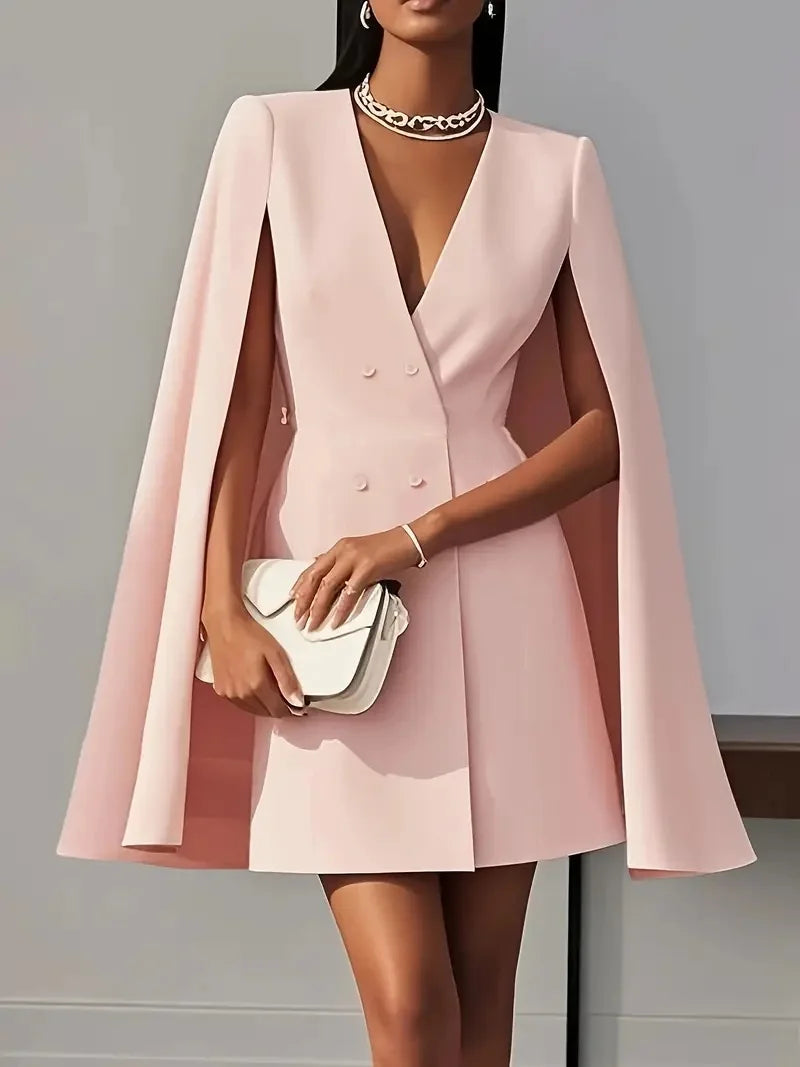 Amoura Dresses™ Solides Blazerkleid