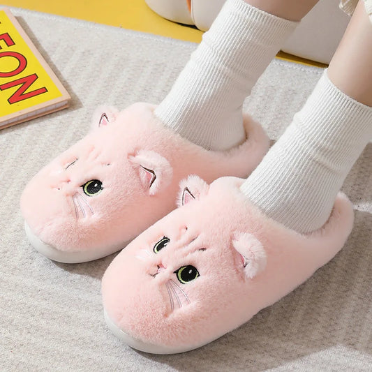 Lunara Winter™ Cat Plush Slippers