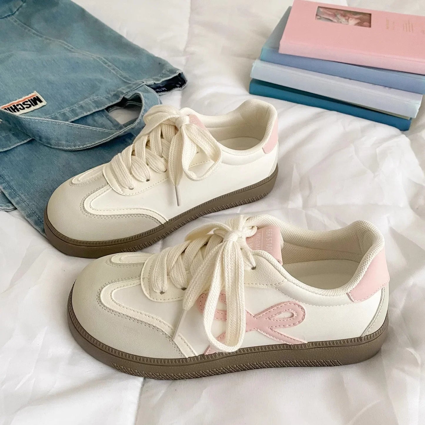 Solenne Shoes™ Cute Bow Casual Sneakers