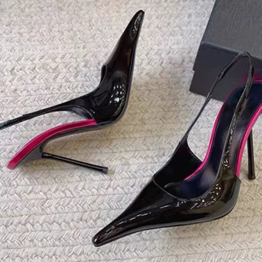 Solenne Shoes™ Talons hauts à bout pointu pour femmes