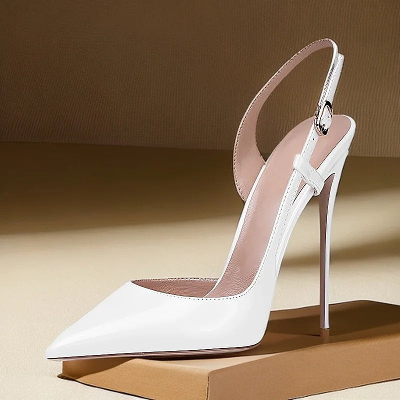 Solenne Shoes™ Rear Strap High-Heeled Pumps