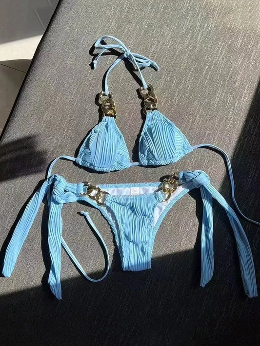 SeaLure™ Riviera Gold Chain Bikini