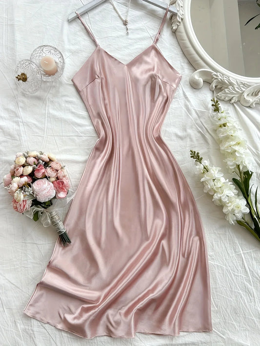 Satin Éclat™ Elegant Women’s Nightdress