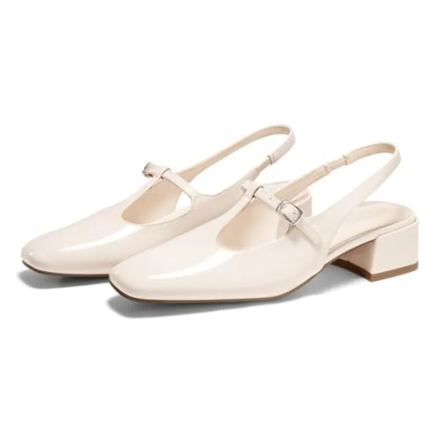 Solenne Shoes™ Slingback Low Heels