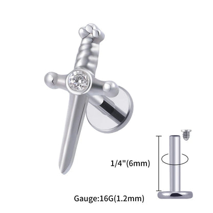 Orecchini a bottone Elara Jewelry™ Valora Dagger