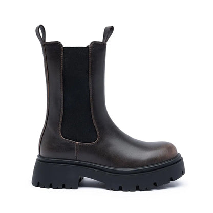 מגפי פלטפורמה שחורים לנשים של Lunara Winter™