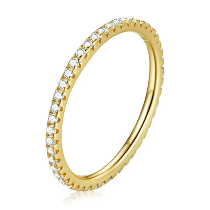 Elara Jewelry™ Lumine Rainbow Eternity Ring