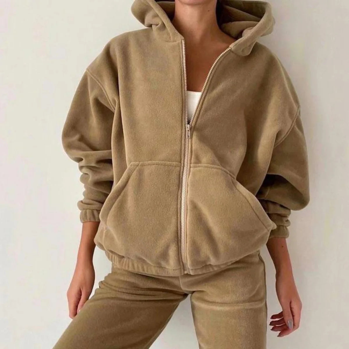 Set con cerniera e cappuccio in due pezzi Lunara Winter™