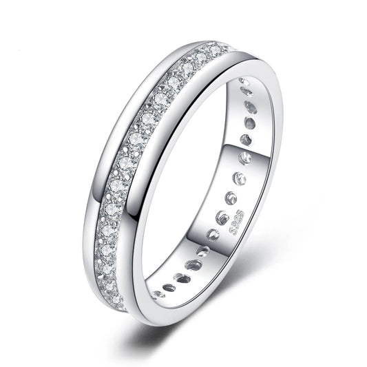 Elara Jewelry™ Eterna Pavé Band Ring