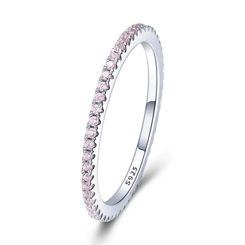 Elara Jewelry™ Lumine Rainbow Eternity Ring