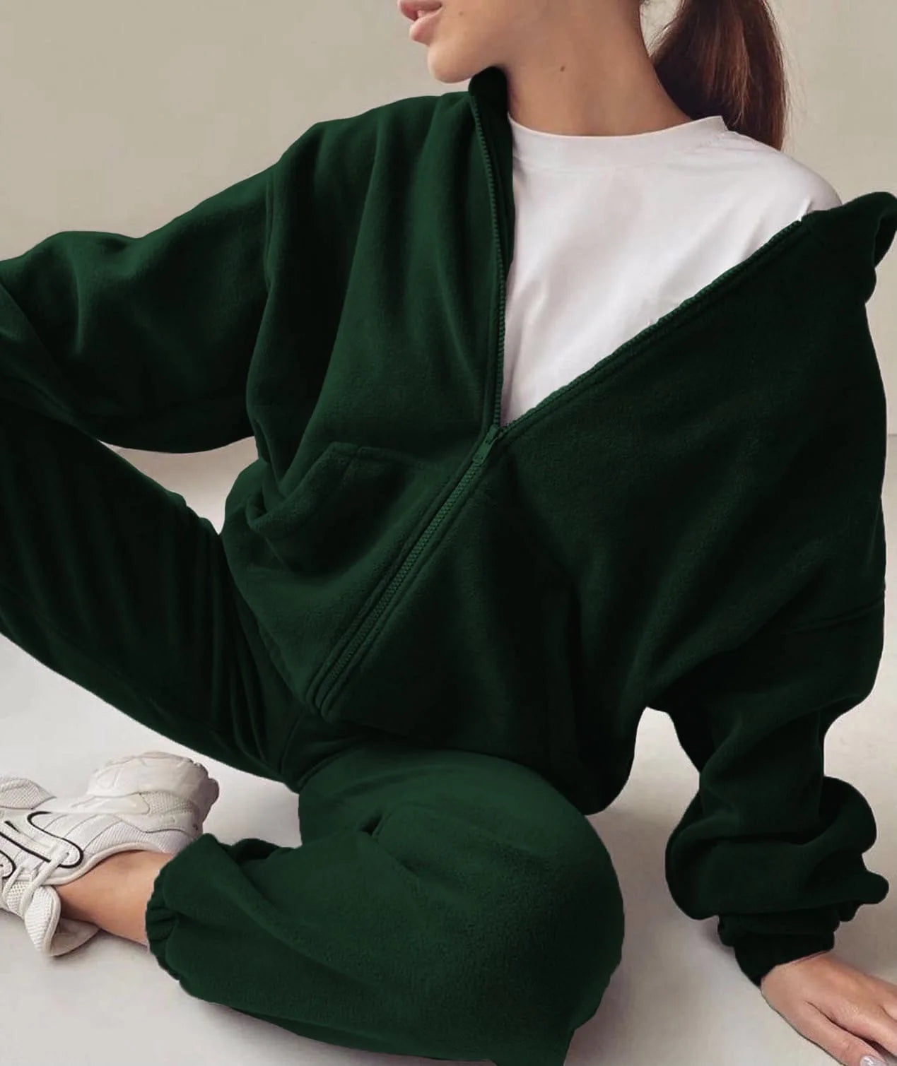 Set con cerniera e cappuccio in due pezzi Lunara Winter™