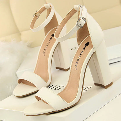 Solenne Shoes™ Sandali da donna con tacco spesso