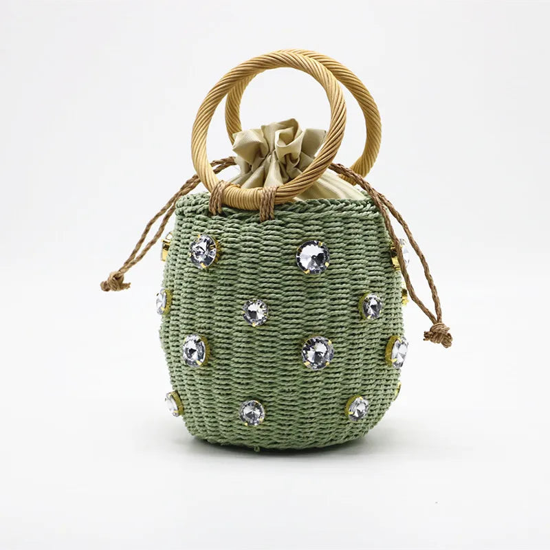 ÉlanBag™ Summer Round Rattan Bag