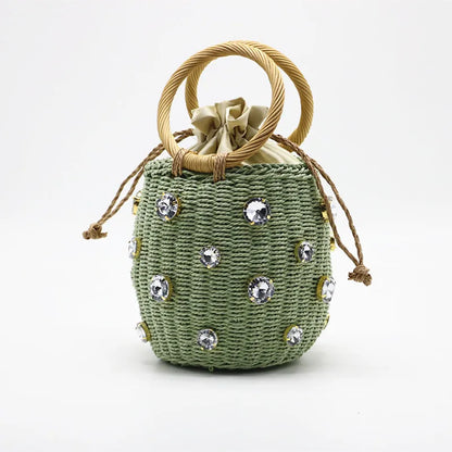 ÉlanBag™ Summer Round Rattan Bag