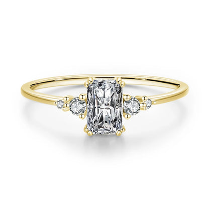 Elara Jewelry™ Regalia Emerald Cut Ring