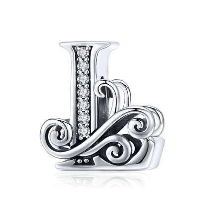 Elara Jewelry™ Vintage-Buchstaben-Charm-Armband