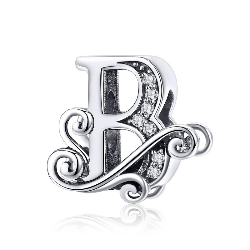 Elara Jewelry™ Vintage-Buchstaben-Charm-Armband