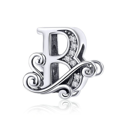 Elara Jewelry™ Vintage-Buchstaben-Charm-Armband