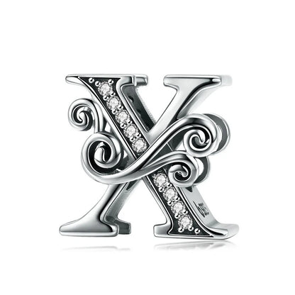 Elara Jewelry™ Vintage-Buchstaben-Charm-Armband