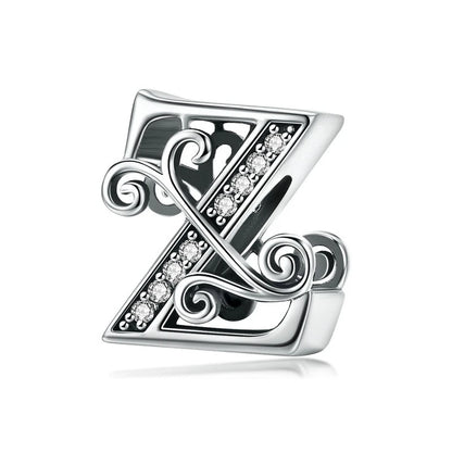Elara Jewelry™ Vintage-Buchstaben-Charm-Armband