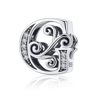 Elara Jewelry™ Vintage-Buchstaben-Charm-Armband