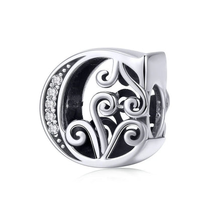 Elara Jewelry™ Vintage-Buchstaben-Charm-Armband
