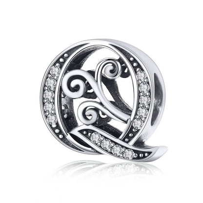 Elara Jewelry™ Vintage-Buchstaben-Charm-Armband