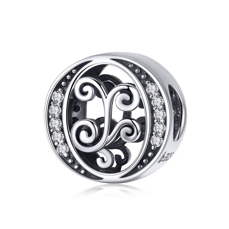 Elara Jewelry™ Vintage-Buchstaben-Charm-Armband