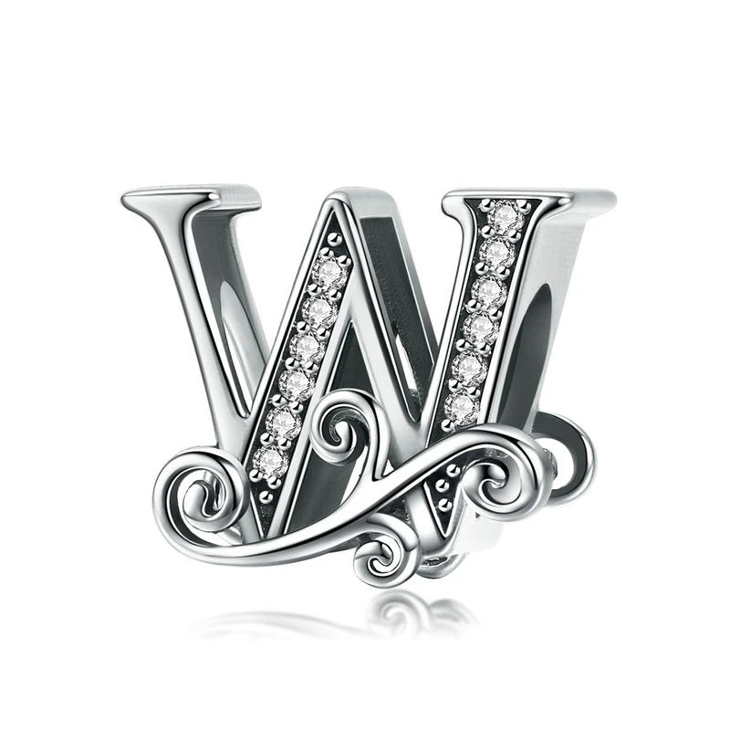 Elara Jewelry™ Vintage-Buchstaben-Charm-Armband