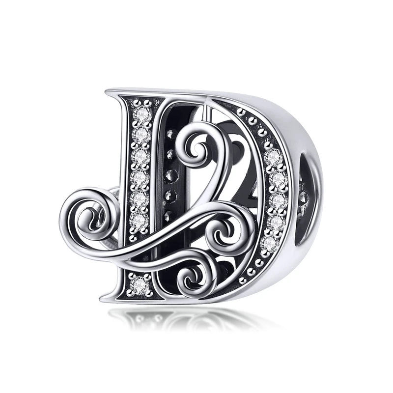 Elara Jewelry™ Vintage-Buchstaben-Charm-Armband