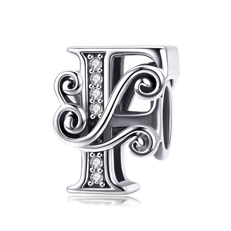 Elara Jewelry™ Vintage-Buchstaben-Charm-Armband