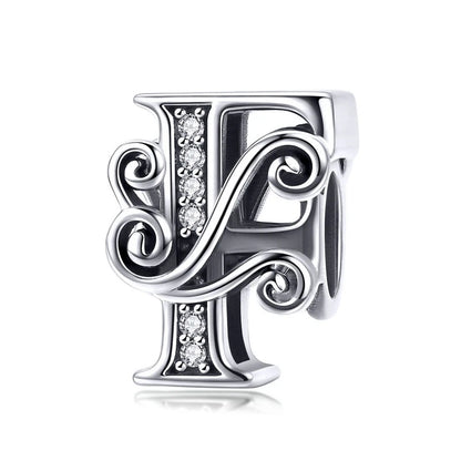 Elara Jewelry™ Vintage-Buchstaben-Charm-Armband