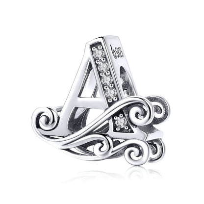 Elara Jewelry™ Vintage-Buchstaben-Charm-Armband