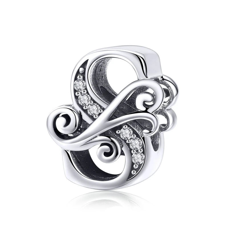 Elara Jewelry™ Vintage-Buchstaben-Charm-Armband