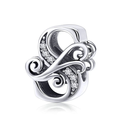 Elara Jewelry™ Vintage-Buchstaben-Charm-Armband