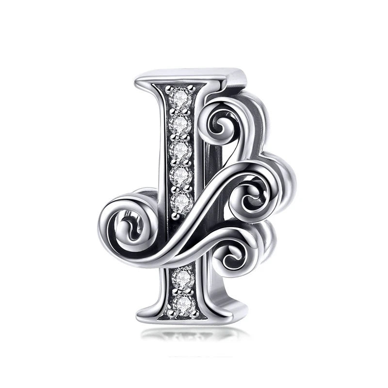 Elara Jewelry™ Vintage-Buchstaben-Charm-Armband