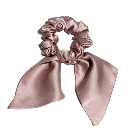 SatinÉclat™ Bowknot Scrunchie for Hair