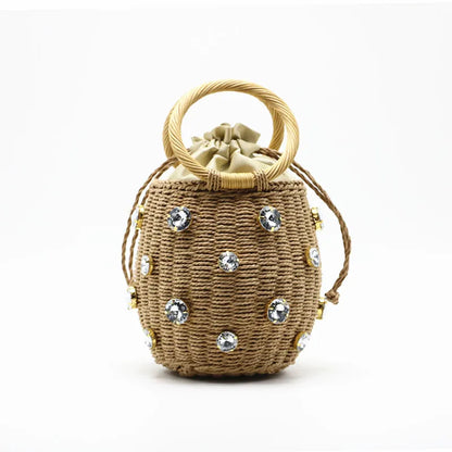 ÉlanBag™ Summer Round Rattan Bag