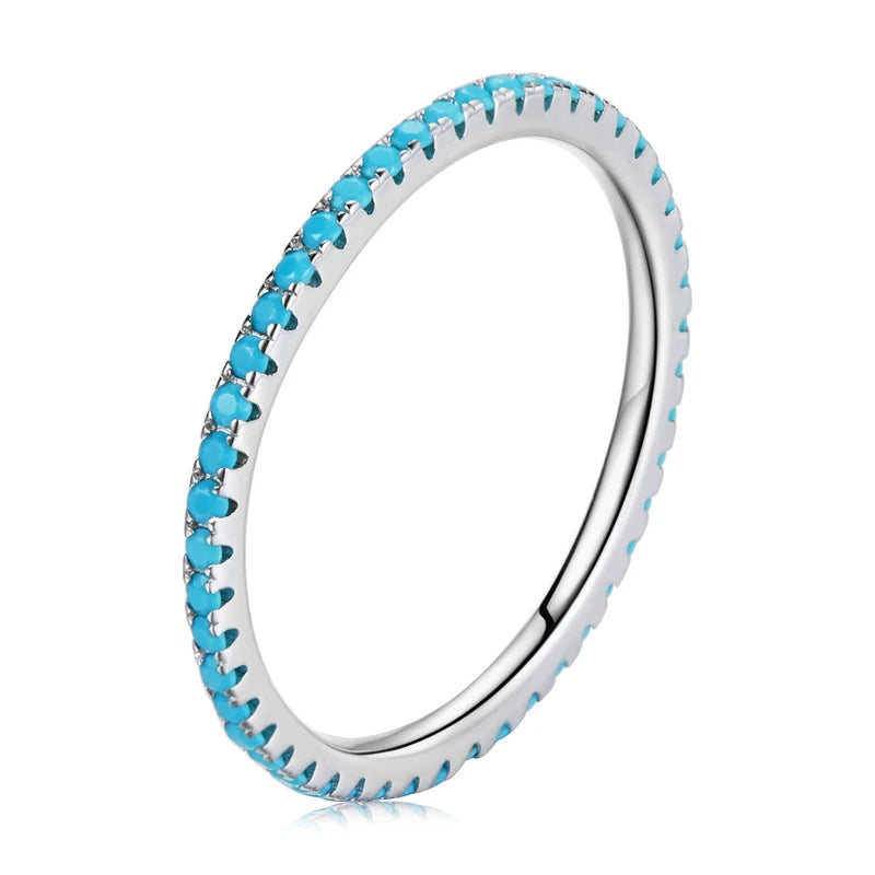 Elara Jewelry™ Lumine Rainbow Eternity Ring