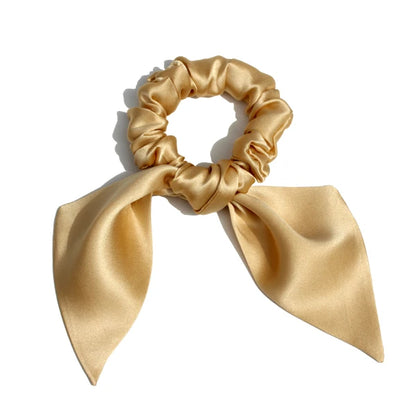 SatinÉclat™ Bowknot Scrunchie for Hair