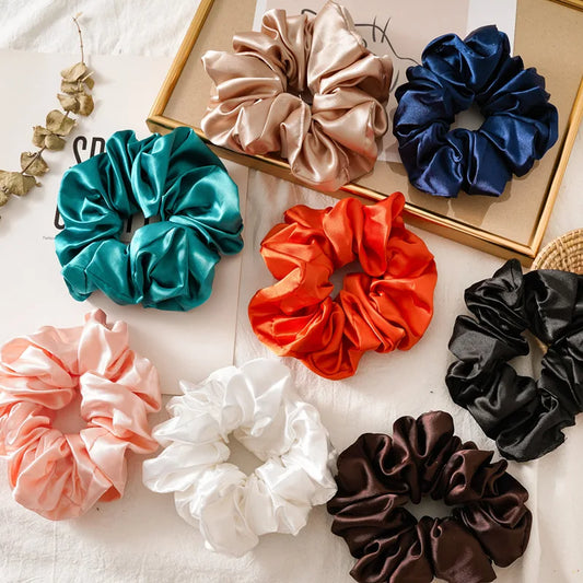 SatinÉclat™ Wide Silk Touch Scrunchie