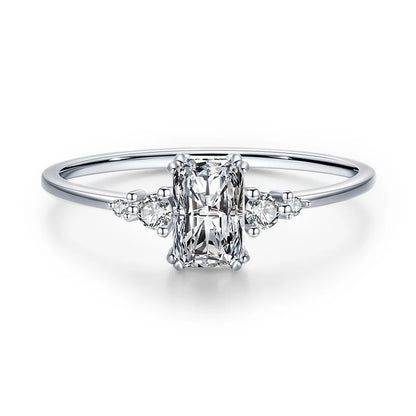 Elara Jewelry™ Regalia Emerald Cut Ring
