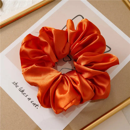 Scrunchie largo com toque de seda SatinÉclat™