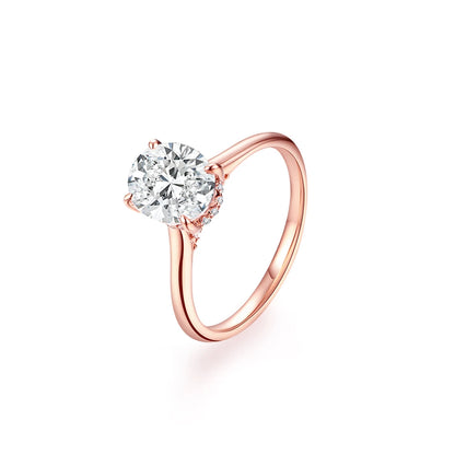 Elara Jewelry™ Eternal Glow Solitaire Ring