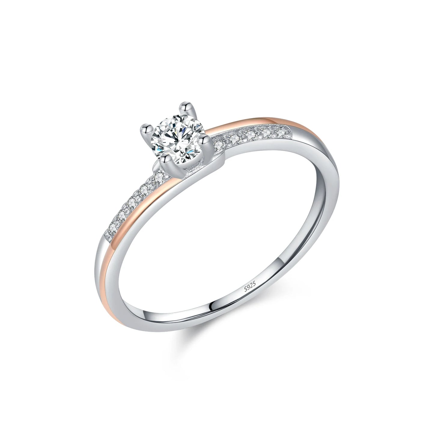 Elara Jewelry™ Elegant Minimalist Solitaire Ring