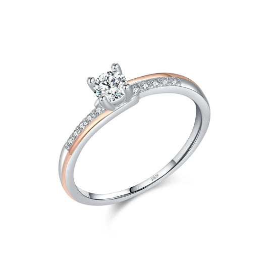 Elara Jewelry™ Elegant Minimalist Solitaire Ring