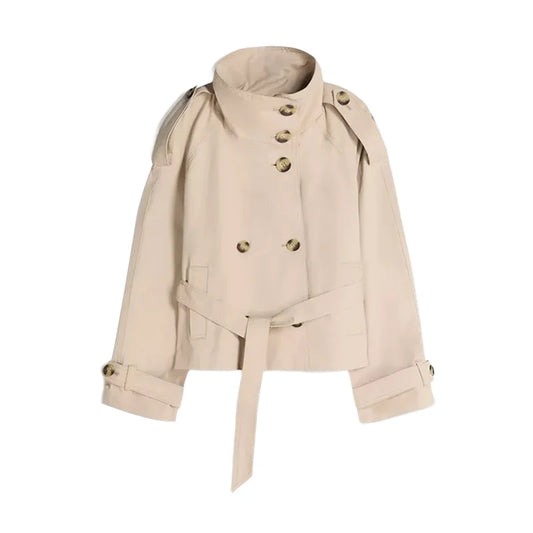 Lunara Winter™ Women’s Solid Lace Up Trench Coat
